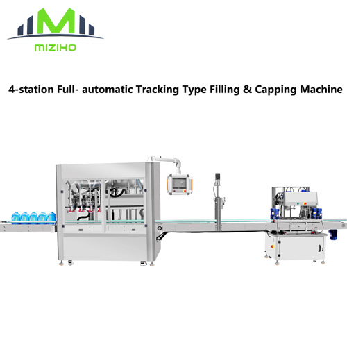 4-station Full- automatic Tracking Type Filling & Capping Machine